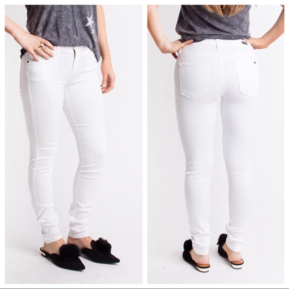 sneak peek white jeans